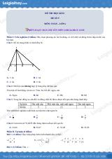 Đề thi học kì 2 Toán 6 - Đề số 5 - Cánh diều